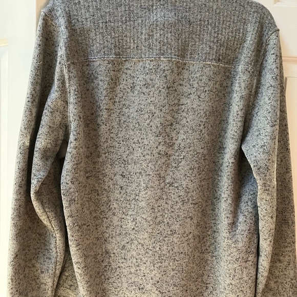 Telluride Clothing Co. Mens Sweater 1/4 zip Pullover, longsleeve, Lg,Gray. VGcon - Picture 5 of 6